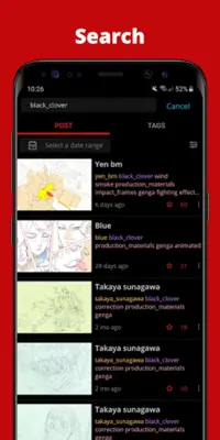 Sakuga Mobile android App screenshot 0